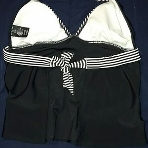 George Swim - Black Open Back Tankini George Swim - Black Open Back Tankini